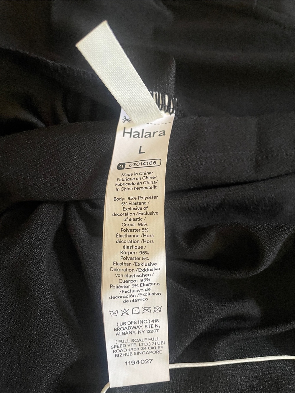 Halara V Neck Midi Casual Dress with Pockets. Size Large, Black. - Picture 5 of 7